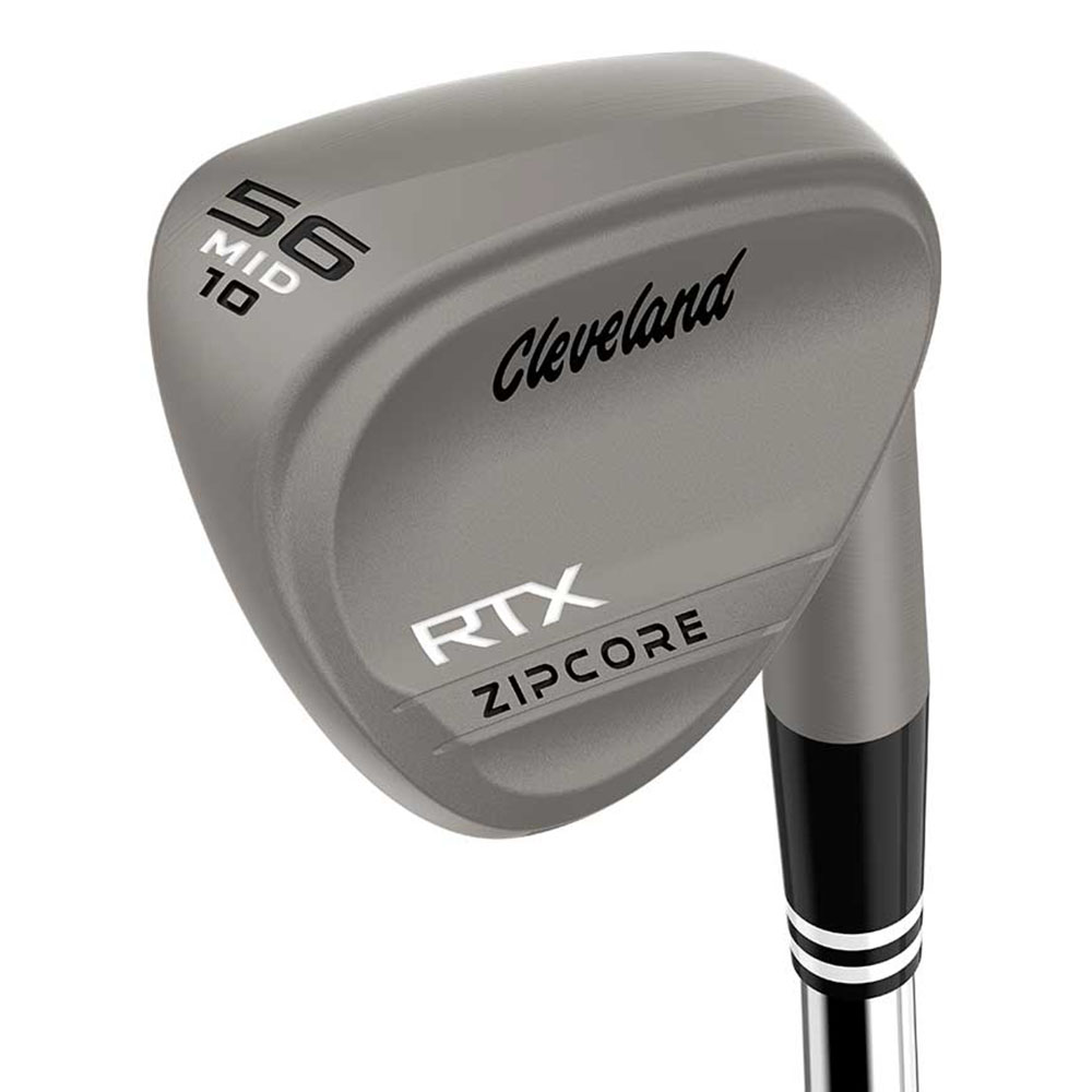 Cleveland RTX zipcore ウェッジ 50度 56度 60度 Cleveland RTX Zipcore Black Satin 50° Gap Wedge 10° Mid Bounce DG